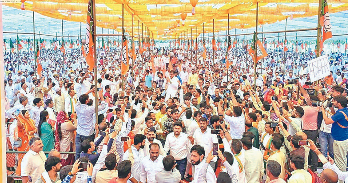Hunkar Rally: BJP leaders demand purchase of millet at MSP in State